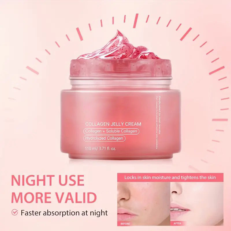 Collagen Jelly Cream,Niacinamide & Lyophilized Hydrolyzed Collagen MoisturizingCream